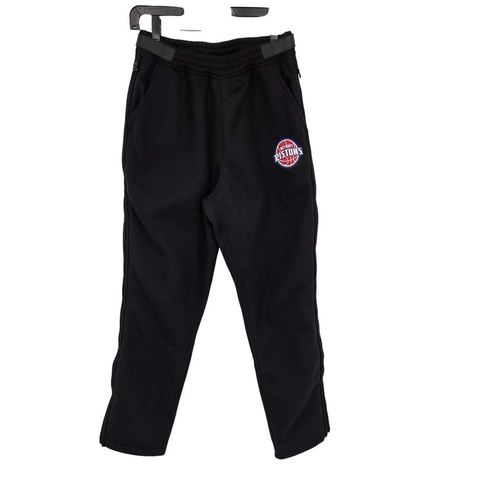 Zipway Tear-Away Detroit Pistons NBA Track Pants Mens Medium Black